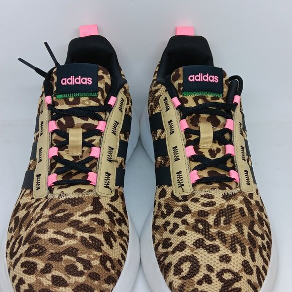 Adidas Child Leopard Racer TR21 Shoes US 7.0 FLOOR SAMPLE SNEAKERS - Picture 2 of 9